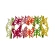 Butterflies on Hair Clip, 3.4×2.8 cm, 1 pack – 12 pcs.