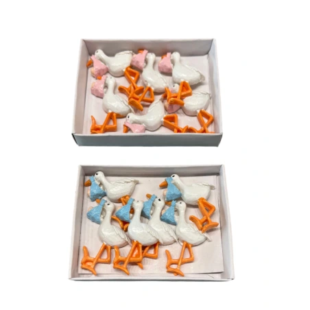 Sticker “Stork with Baby”, 3.5×4.2 cm