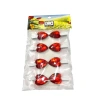 Hearts, 2.5×2.5 cm, on Wooden Clips, 1 Pack - 8 pcs