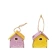 Decorative Hanging Houses, 5×7 cm