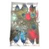 Decoration – Peacock on Clip, 16×3 cm, 1 pack – 6 pcs.
