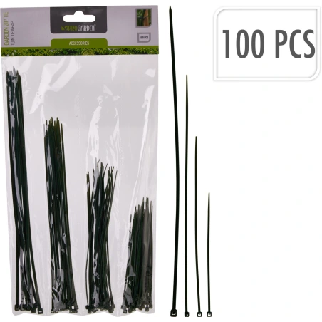 Garden Zip Tie Set, 100 pcs.