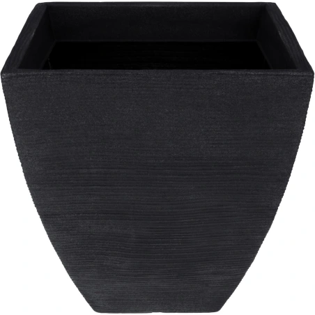 Rievots kvadrātveida puķu pods, 40 cm