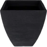 Ribbed Square Planter, 40 cm