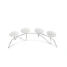 Metal Candle Holder With 4 Holders, 60×15 cm