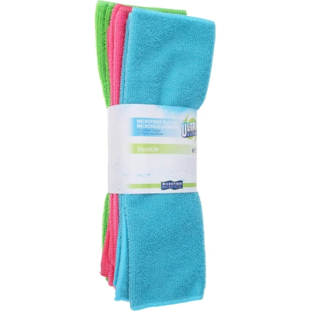 Microfiber Mop Set, 1 Pack – 6 pcs