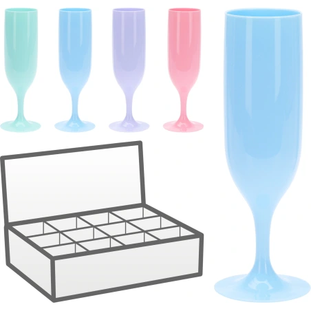 Champagne Glass, 177 ml, PP