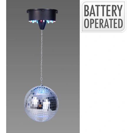 Disco Ball, Ø 15 cm, Silver