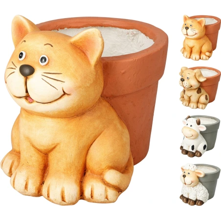 Flower Pots with Animal Design, 28×22×21 cm