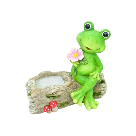 Flower Pot with Frog, 38×18.5×36.5 cm