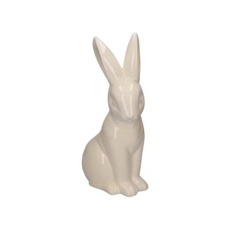 Ceramic Bunny, 20×12.5×40 cm, Cream Color