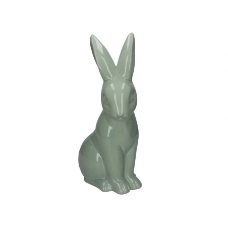 Ceramic Bunny, 20×12.5×40 cm, Green Color