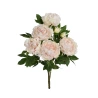 Peony Bouquet, 65 cm, Peach and Pink