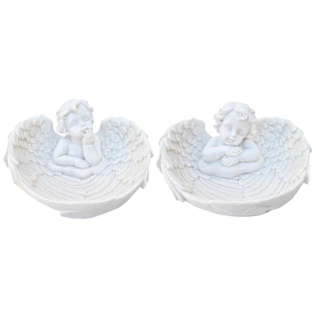 Angelas su sparnais, 8×13×10 cm