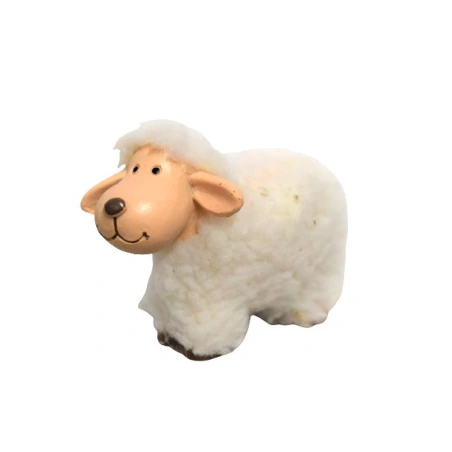 Lamb with White Fur, 9×7 cm
