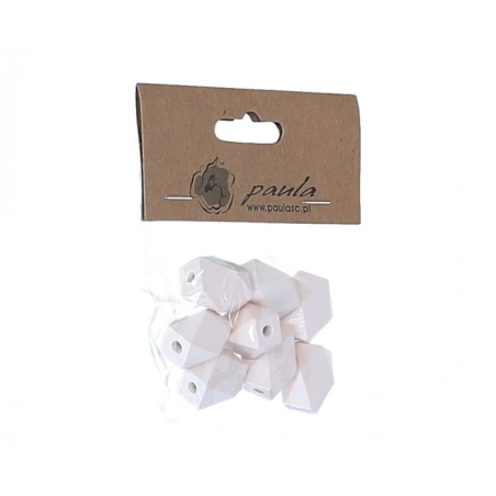 Light Pink Decorative Wooden Beads, 2×15 cm, 1 Pack - 8 pcs.