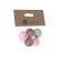 Decorative Wooden Beads, 2.5 cm, Assorted Colors, 1 Pack - 5 pcs.