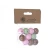 Decorative Wooden Beads, 2 cm, Assorted Colors, 1 Pack - 10 pcs.