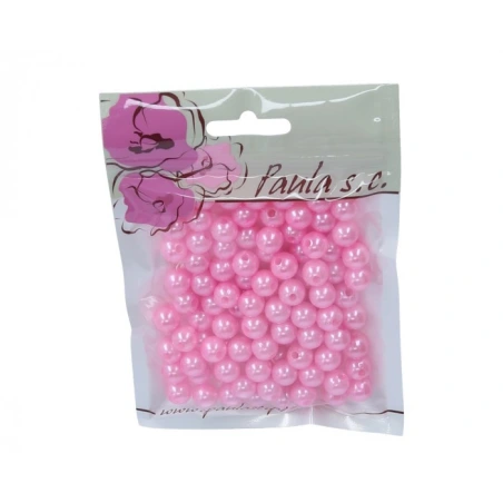 Beads, 10 mm, Light Pink Color