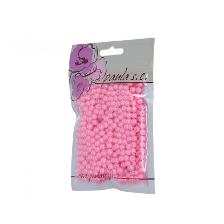 Amaranth Color Beads, 6 mm, 1 Pack - 400 pcs.