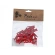 Red Wooden Clips, 2.5 cm
