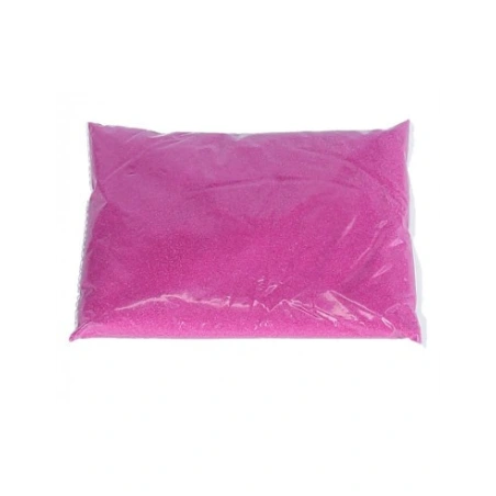 Rozā krāsas dekoratīvās smiltis, 1 kg