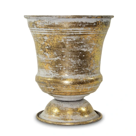 Metal Vase, 16×13.5×13.5 cm