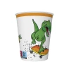 Papīra krūzes, Priecīgs dinozaurs, 250 ml, 1 iep. - 8 gab.