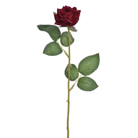 Red Artificial Rose, 52 cm