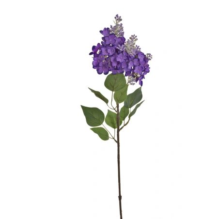 Tumši violeta mākslīgā ceriņu zara, 72 cm
