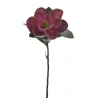 Dirbtinė magnolija, tamsiai vyšninės spalvos, 65 cm