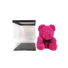 Pink Decorative Teddy Bear in Clear Box, 34 cm