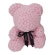 Light Pink Decorative Teddy Bear in Clear Box, 34 cm