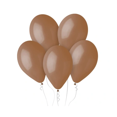 Pastel Brown Balloons, 12", 1 Pack – 100 pcs.