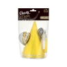 Gold and Silver Carnival Party Set, 1 Pack – 12 pcs.