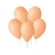 Light Orange Pastel Balloons, 12", 1 Pack – 100 pcs.