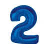 Foil Balloon Number “2”, 92 cm, Blue