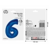 Foil Balloon Number “6”, 92 cm, Blue