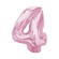 Foil Balloon - Number "4", 92 cm, Light Pink