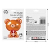 Foil Balloon "Teddy Bear with Flower", 51×48 cm