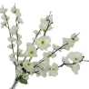 Artificial Cherry Branch, 55 cm, Cream Color