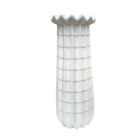 Vaza, 44 cm, baltos spalvos