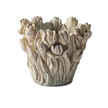 Betona puķu pods, 18,7×16,5×21 cm