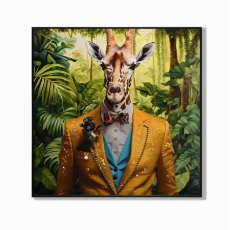 Paveikslas „Žirafa“, 82×82 cm