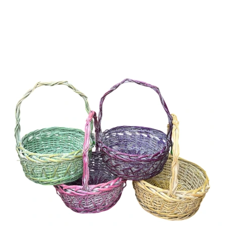 Woven Basket, Size L (h-43 cm, q-39 cm)