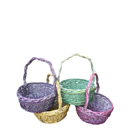 Woven Basket, Size M (h-37 cm, q-33 cm)