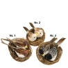 Decorative Bird Nests with Chicks, 6×6 cm