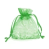 Organza Bags, 9×12 cm, Green Color, 1 Pack - 25 pcs.