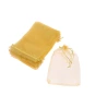 Organza Bags, 9×12 cm, Yellow Color, 1 Pack - 25 pcs.