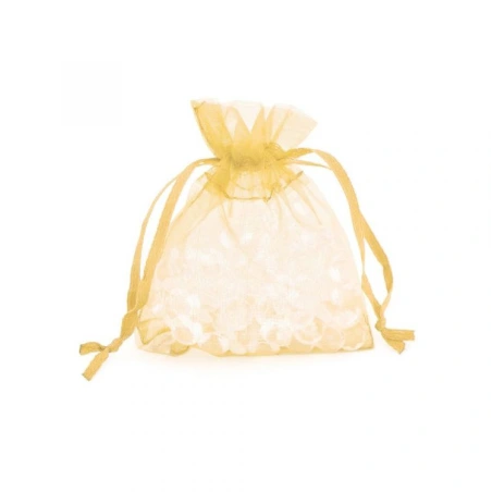 Organza Bags, 9×12 cm, Yellow Color, 1 Pack - 25 pcs.